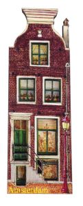 Fridge magnet Amsterdam - "House with lantern Amsterdam"