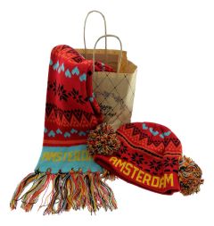 Children's gift set "Amsterdam Winter" Hat and Scarf