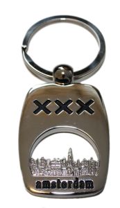 Keychain Amsterdam Canalhouses
