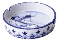 Asbak met Delfts Blauwe Molen