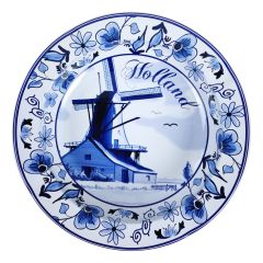 Metalen Asbak  "Hollandse Molen"