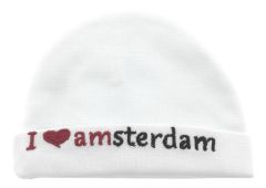 Baby Hat "I love Amsterdam"