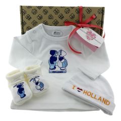 Cadeauset Baby T-Shirt Kussend Paar