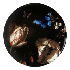 Wall plate Blue Morpho, 31 cm