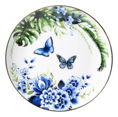 Wall plate "Butterfly Garden", 20 cm