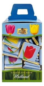 Blue Tulips Chocolate Squares Gift Box (250g)