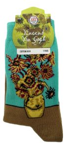 Ladies Socks "Vincent Van Gogh - Sunflowers" 35-41