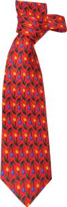 Tie tulip colours, red