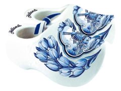 Delft Blauwe Souvenir Klompen - 14 cm