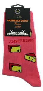 Ladies Socks "Gouda" - Cyclamen  36-42