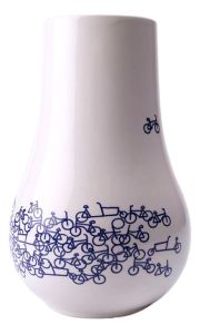 Vase "De Blauwe Fiets" No.1