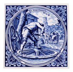 Delft blue tile - Cartwright, 15 cm