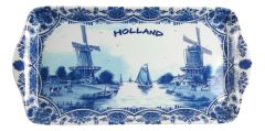 Dienblad Holland  Delfts blauw, medium
