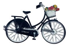Refrigerator Magnet Bicycle Utrecht - Black Metal