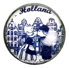 Glasmagneet "Kussend Paar"