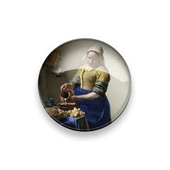 Glass magnet "Milkmaid", Johannes Vermeer