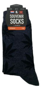 Men's socks "Weed Navy / Black"
