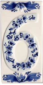 Housenumber tile 6