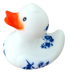 Delft blue rubber duck