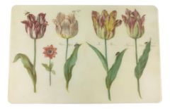 Placemat "Twee tulpen met Insecten"