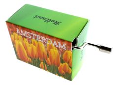 Music box - Orange and yellow tulips