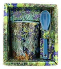 Espressokopje "Irissen" Cadeauverpakking 75ml - Van Gogh