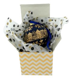 Christmas Ball Gift XL - Canal Houses Blue