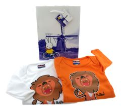 Double Lion Baby Bodysuit Set