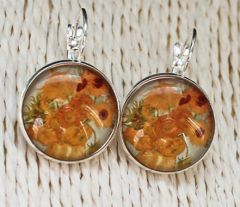 Earring set Sunflowers