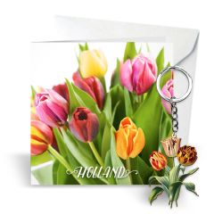 Postkaart "Lente Tulpen"