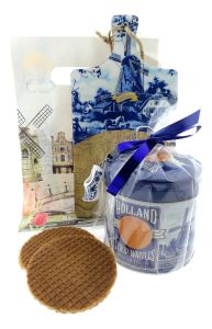 Stroopwafel Cadeau met Kaasplank Molen