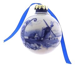 Christmas bal "Mill Landscape"