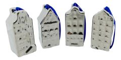 Christmas pendants Silver Houses Mini