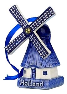 Holland Windmill Christmas Ornament