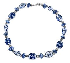 Ketting Delfts Blauw "Elegant"