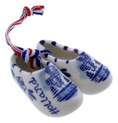 Klompenpaar Delfts Blauwe molen , 5 cm