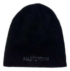 Korte Muts Amsterdam Zwart