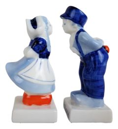 Peper- & Zoutstel Kussend Paar, 10 cm