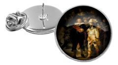 Lapel Pin Glas Rembrandt Nachtwacht