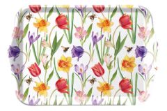 Tray "Spring Flowers", 13x21 cm, small