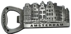 Fridgemagnet / bottle opener Amsterdam Silhouette