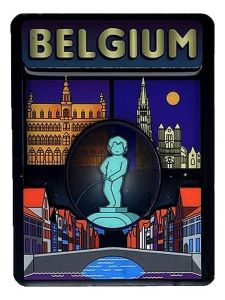 Koelkastmagneet Belgie - Manneken Pis