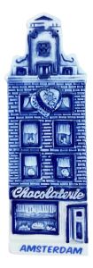 Magneet Delfts blauwe Chocolaterie Amsterdam