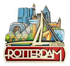 Fridge Magnet "Rotterdam Stylish Deco"