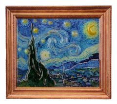 Magnet 'van Gogh' - Starry Night - stone