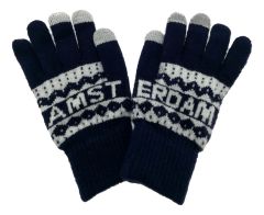 Men Gloves Amsterdam "Blue"