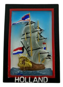 Dutch Vessel Magnet - 3D