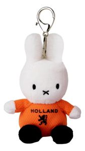Nijntje Sleutelhanger - Voetbalshirt Oranje (10 cm)