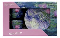Espresso set, Monet, Waterlilies