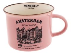 Memoriez - Amsterdam Canals - Pink  - Small